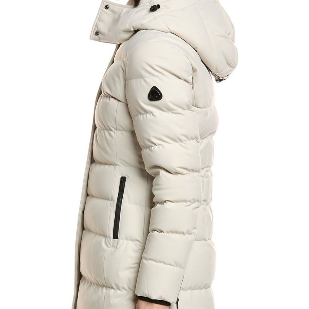 Moose Knuckles Womens  Watershed 3 Parka, White - Picture 4 of 5
